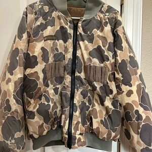 Columbia reversible, camo hunting jacket